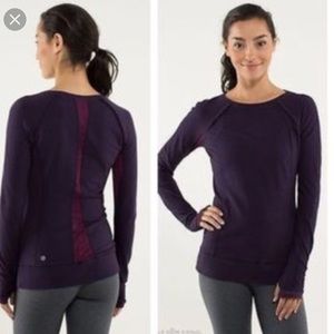 EUC lululemon full tilt long sleeve
